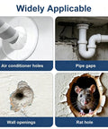 Heavy Duty Waterproof Sealant Clay Killing Drafts Smooth As Butter Moldable Putty for air conditioner holes and pipe gaps.