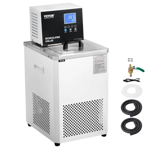 Heavy Duty Lab Chiller Smooth Operator Circulator Six Liter Stainless Steel Tub with digital panel and accessories