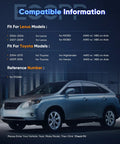Rear Wheel Bearing And Hub Assembly 5 Lugs Direct Fit For Lexus RX330 RX350 RX400H Highlander And Venza AWD 512284 info