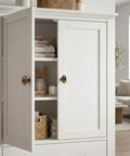 White wardrobe with 2 Pack Antique Brass Cabinet Knobs For Dresser Drawers 1.3 Inch Oval Zinc Alloy Pulls