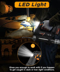 Cordless Heavy Equipment Grease Gun With 20000 PSI Output 20V Power 4.0Ah Battery And Quick Charger LED Light in use