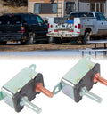 Built Tough Auto Reset Circuit Breaker 50 Amp 12V 24V Stud Bolt Mount For Trucks Boats And Marine Systems with two units in focus.