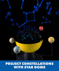 Motorized Solar System Model for Kids With Realistic Orbits, Hands On STEM Learning Toy for Exploring Planets and the Sun at Different Speeds, Interactive Space Educational Kit for Young Astronomers star dome projecting constellations