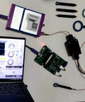 EMC Near Field Probe Kit Pro Grade For Oscilloscopes With Magnetic And Electric Field Probes, OSCA02 E01 setup on desk