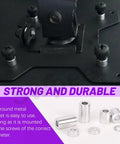 65Pcs M3 Aluminum Spacer Kit With 3.1Mm ID And 6Mm OD Eight Lengths From 0.5 To 10Mm Unthreaded Round Standoffs Silver Finish
