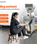 Auto Powder Filling Machine With Smart Scale Dispenser For Coffee Tea Flour Spices And Granules Delivers Rock Solid Accuracy and Dead Easy Setup in use