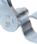 Close-up of Heavy Duty T Post Gate Hinge Kit 1-3/8 Inch Galvanized Iron Fence Hinge For Chain Link Gates Farm And Garden Yard Gate Hardware