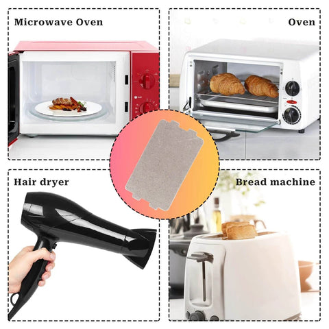 Five Pack Microwave Waveguide Covers Mica Sheet Slice 117x65 Mm for ovens and other appliances