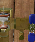 DIY Homeowners Plumbing Pressure Vacuum Breaker Backflow Preventer Replacement Kit RK1 720A For Drinking Water Line One Half Three Quarter And One Inch Repair Kit To Stop Backsiphonage installed view showing internal components