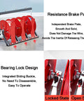 Pro Grade Industrial Wire Spool Rack And Cable Dispenser For Electrical And Retail Use Style 3 with red discs and brake pad.