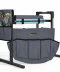 330 Pound Heavy Duty Garden Kneeler And Seat With Foldable Frame Extendable Legs Thick Kneeling Pad Large Tool Pouch