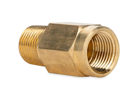 Heavy Duty Brass RV Hot Water Heater Backflow Preventer With Stainless Spring One Direction Water Flow Stops Backflow Into Your Freshwater System Half Inch Male To Female NPT Fitting