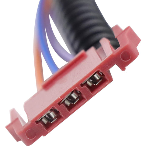 Transmission Internal Wiring Harness For 4L80E 4L85E Replacement Cable Assembly MT1 2004 Up GM Cars Chevy GMC Hummer, Easy Install, Durable GM Compatible To Restore Smooth Shifts And Prevent Transmission Issues close-up of red connector