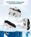 6750C-0005P overload protector from 4 Pack Fridge Starter Relay And Overload Protector Kit For LG Refrigeration
