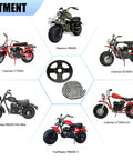 60T Mini Bike Sprocket With 420 Chain 90 Links Fits Coleman CT200U BT200X CT200U-EX Baja Warrior Massimo TrailMaster MB200 Axis M200 Highlighted