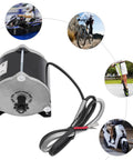 Daily Driver 24 Volt 500 Watt Gear Reduction Brushed DC Motor with wires for electric bikes and scooters.