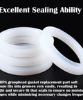 51mm Silicone Steam Ring Replacement for Espresso Machines, Durable Shower Head Seal Gasket for Delonghi shown stacked