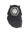 12V Gearbox Motor For Rollplay Ride On Toys And UTVs, High Torque 10000 RPM, black casing, top view