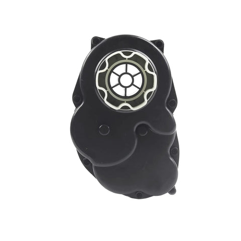 12V Gearbox Motor For Rollplay Ride On Toys And UTVs, High Torque 10000 RPM, black casing, top view