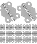 24Pcs Vintage Butterfly Hinges Set With Replacement Screws For DIY Home Decor Iron Cabinet Hinges Easy Install On Wooden Boxes