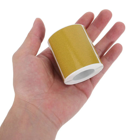 Golden Thermal Label Paper For Shipping And Mailing Self Adhesive Labels With Smooth Surface That Resists Blackening Ideal For Office School