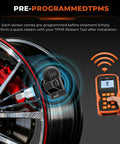 TPMS Sensor Kit For Honda And Acura Cars With 315MHz And 433MHz Dual Protocol Plug And Play Replacement Fits Odyssey CRV Pilot Civic Accord Element Integra And More For Easy Reliable Tire Pressure Monitoring, pre-programmed sensor and relearn tool