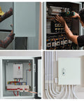 Heavy Duty Indoor Outdoor Electrical Junction Box Wall Mounted Metal Enclosure Built Tough With Waterproof Dustproof Steel Construction Weatherproof Box Featuring Safe Locks And Mounting Plates, steel wall-mounted