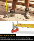 Worker using Pocket Tape Measure With Inch And Centimeter Scale 16 Inch Quick Readout Dual Sided Measuring Shock Resistant