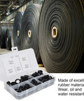 105 Piece Rubber Grommet Set For Wiring, Plumbing, And Cables, Guards Wires From Friction, Built Tough Rubber Construction, Five-Size Variety For Easy Replacement And DIY Projects, 5-10mm set in organizer