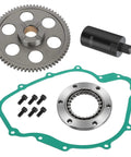 One Way Gear Starter Clutch Flywheel Puller Kit For Rhino 660 And Grizzly 660 ATVs Replacement with gasket and bearing