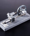 DIY Stirling Engine Kit For Makers And Students Build Your Own Generator Model With Hands On Physics Experiments Easy Assembly Integrated Hot And Power Cylinders And Efficient Heat Dissipation, aluminum, 16x6x7.45 cm