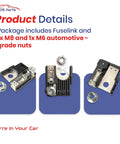 Real Deal 180 Amp Automotive Battery Fuse 18790 01319 Straight Swap Direct Fit Replacement For Hyundai Kia Azera Sonata Tucson Sorento M8 M6 Fasteners with nuts