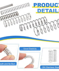 Heavy Duty 25 Pack Stainless Steel 304 Compression Springs 8mm OD 1mm Wire 10mm Length great for DIY home repair projects