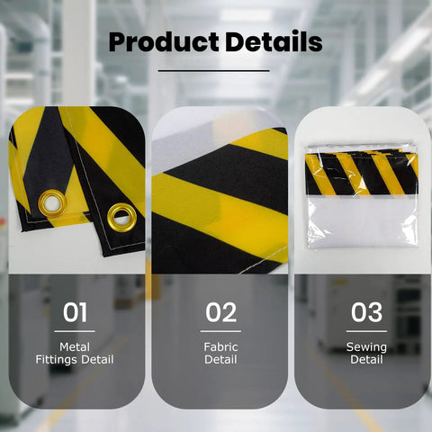 Safety First Banner 2 Pack Arrive At Work Go Home Safe Sign With Grommets 4 By 2 Feet Polyester Fade Resistant Caution Signage