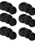 Premium 36 Pc Rubber Grommet Kit With Double Sided Wire Protection Seal For Cars And Homes, Tough Round Cable Hole Plug Gaskets That Never Crack Or Dry Out To Stop Vibration And Dust In Any Auto Project, black rubber set
