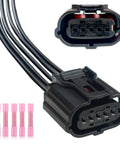 Mass Air Flow Sensor Connector Plug Pigtail Harness 5 Pin For MAF Sensor Beefy Female Connector Plug And Play Auto Wiring Harness