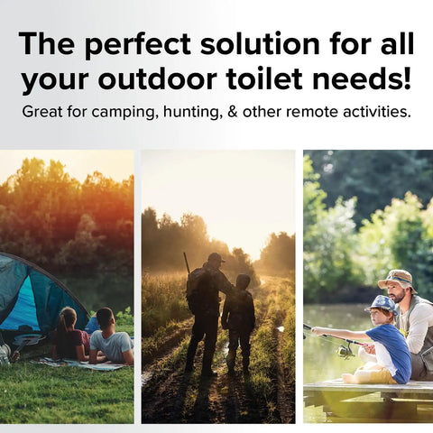 Rock Solid Five Gallon Portable Toilet Bucket With Snap On Seat And Lid Campout Ready For Hunting Or Rv Travel Delivers Slick Wipe Down Cleaning And Snug Secure Fit Every Time