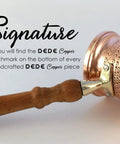 Thickest Solid Copper Cezve Coffee Pot With Engraved Hammered Finish And Wooden Handle For Legit Turkish Greek Arabic Coffee Brew