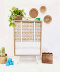 Cabinet painted with Cotton Chalk Finish Furniture Paint 16oz Matte White Chalk Mineral DIY For Wood Metal Plastic Glass Concrete And More