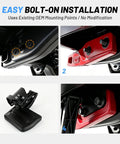 Heavy Duty Bed Step Relocation Bracket Kit For 2024 To 2026 Toyota Tacoma showing bolt-on installation using OEM points.