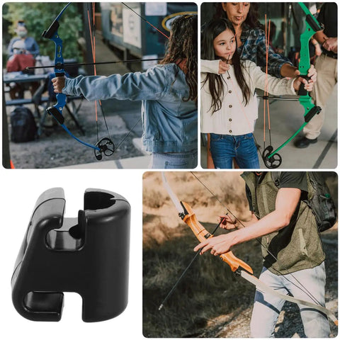 Archery Compound Bow Cable Slide Block Replacement Accessory Durable Plastic Bowstring Separator Splitter Roller Glide For Bowstring Roller System Smooth String Travel Easy Install Must Have Pro Grade Gear close-up