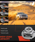 Front Wheel Bearing And Hub Assembly With ABS For Dodge Ram 1500 2000-2001, illustrating high-load capacity and 5-lug design.