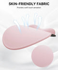 Light pink Ergonomic Gel Wrist Rest Mouse Pad For Desk, Non Slip, Contoured Support, Large 10.6 X 9 Inch