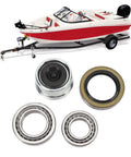 Boat trailer with Beefy 7 Piece 3500 Lb Trailer Wheel Hub Bearing Kit For 1 1/16 To 1 3/8 Inch Axles