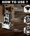 How to use Badass Dual Drive Wire Stripping Machine Featuring Manual Hand Crank And Drill Power for effective cable peeling.