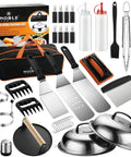 38 Piece Griddle Accessories Kit With Stainless Steel Spatulas And Tongs Smash Burger Press Griddle Chopper Meat Fork