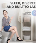 Non Electric Bidet Attachment For Toilet With Adjustable Water Pressure Front And Rear Cleaning Four Pressure Settings Easy Install ABS Plastic Toilet Washer Upgrade Your Bathroom Hygiene installed on toilet