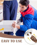 Heavy Duty Drawer Slide Replacement Kit With Dual Telescoping Rails And Built In Ball Bearings, Metal And Plastic Drawer Rails For Smooth Gliding And Easy Pull Out, 30 Set Pack, easy-use drawer installation