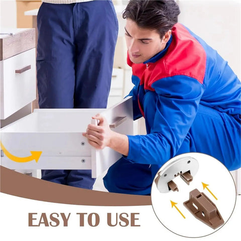 Heavy Duty Drawer Slide Replacement Kit With Dual Telescoping Rails And Built In Ball Bearings, Metal And Plastic Drawer Rails For Smooth Gliding And Easy Pull Out, 30 Set Pack, easy-use drawer installation