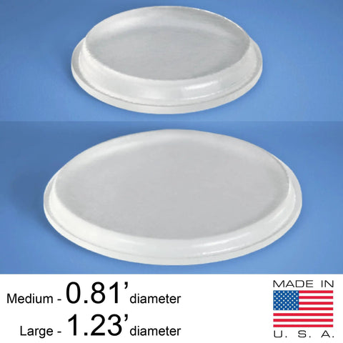 Round Clear Adhesive Bumpers Combo Large And Medium Self Stick Rubber Pads For Glass Table Tops Furniture Laptops Mirrors